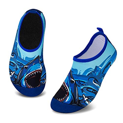 Kyopp Zapatos de Agua para Niños Secado Rápido Chicos Zapatillas Acuáticas Antideslizantes para niños para Piscina de Playa
