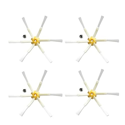Fionana Herramientas de Limpieza Piezas de Robot reemplazar 4pcs 6 COWN ADITO para YO Robot Roomba 500 600 Series 700 530 550 560 580 620 630 650 760 