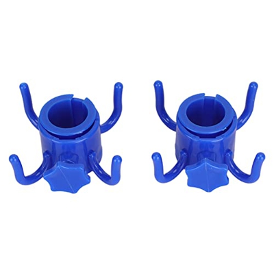 Gancho para Sombrilla de Playa, Gancho para Sombrilla de Playa de Ajustable de 2 Piezas para Toalla para Sombrero(Azul)