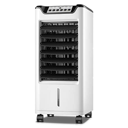 DEKD Aire Acondicionado Portatil Mini refrigeradores evaporativos Pedestal Tranquilo Ventilador de Aire for el Aire evaporativo for la habitación pequ características