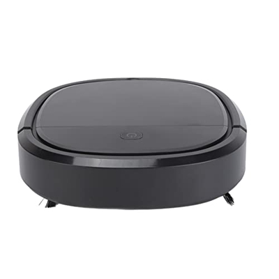 Aspiradora de Piso, Control Fácil Batería de 2400 MAh 1200 Pa 442 Ml Caja de Polvo Robot Aspirador Interruptor Táctil Detección de Obstáculos Carga US