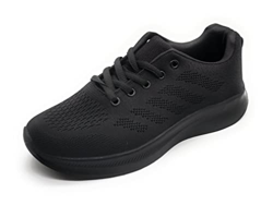 Zapatillas Deportivas Mujer Negro Entero Running Ligero Malla Transpirable con Cordones Zapatillas de Deporte para Mujeres Fitness Correr Atletismo Ca características
