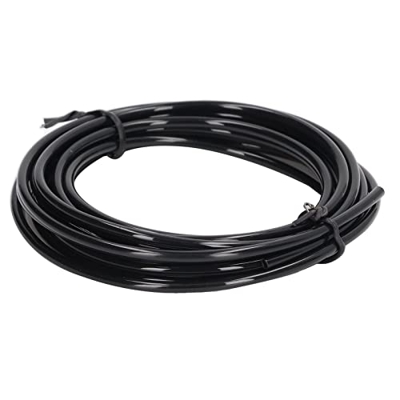 Reemplazo de tubos de tinta, acabado brillante de plástico, tubo de tinta flexible multifuncional, mano de obra fina para impresoras UV A3 A4 (negro, 