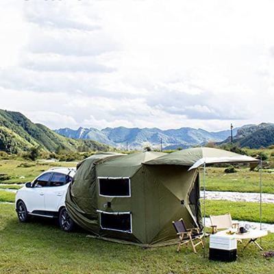 NICEYY Carpa de Puerta Trasera SUV, Carpa Trasera al Aire Libre, Carpa de extensión Trasera Carpa automática Lateral del Coche Gratis para Instalar Ti