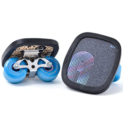 SYCARPET Extreme Drift Skate con Arce de Alta Densidad de 7 Capas, Patines Freeline con exquisitos grafitis y Ruedas Azules de PU para Principiantes y características