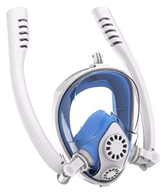 QHYTL Máscara de Buceo Máscaras de Buceo Bajo el Agua Anti Niebla Máscara de Snorkel de Cara Completa Equipo de Snorkel de natación Equipo de Snorkel 