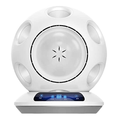 Ventilador Sin Aspas Purificación de aire Fútbol creativo Ventilador sin sentido Mini Home Desktop Student Student Mute Fan Mini Fan Portable sin sent
