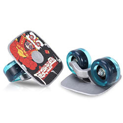 SYCARPET Patines portátiles de la Deriva del Camino del Rodillo, Placa de Aluminio Antideslizante con Flash Light PU Ruedas para Principiantes, Adulto en oferta