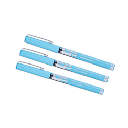 3 BOLÍGRAFOS W5 TINTA LÍQUIDA STARPLAST - Pigmento profesional, larga duración, punta fina 0.5mm para escribir - TURQUESA precio