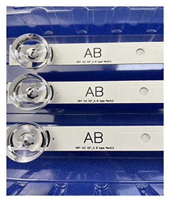 YAKESTYLE Piezas reemplazables- 1 LED 5pcs luz de Fondo Compatible con LG 32"TV 32LB572V 691 6L-197 4A 32LB580V 32LB650V 32LB652V 32LB653V 32LF550 inn