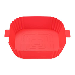 Bandeja de silicona reutilizable para freidora de aire de silicona para hornear | Revestimientos de repuesto no enfermos y resistentes al calor para p características