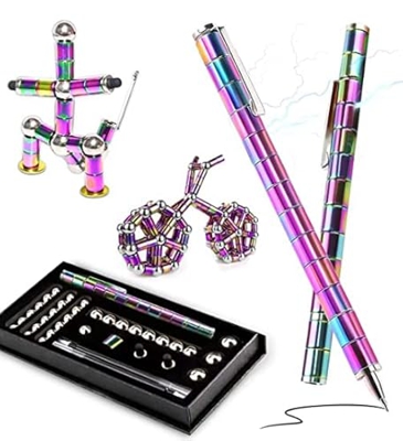 boligrafo magnetico,ballograf boligrafo, magnetic pen para Regalo Creativo, Ideal para hombres, mujeres, adolescentes, niños, regalos para el día del 