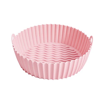 Air Fryer Silicone Pot Liners, freidoras de aire, esteras de silicona, reutilizables, antiadherentes, freidoras de aire universales, para horno, micro
