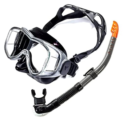 QHYTL Máscaras de Buceo Equipo de Snorkel Resistente a caídas y Duradero Cómodo Buceo Full Dry Snorkel Set Natación Hecho