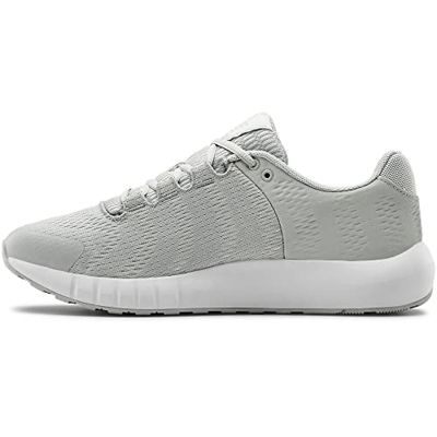 Under Armour UA W Micro G Pursuit BP, Zapatillas Para Correr Mujeres, Halo Gray/White, 38 EU