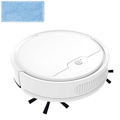 TTdamai Robot Aspirador, 1800 Pa, Aspira, Barre, Friega y Pasa la Mopa, Cepillo Especial Mascotas, Mando a Distancia