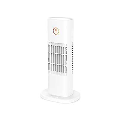 Ventilador de aire acondicionado portátil, aire acondicionado de espacio personal, 3 velocidades ajustables, luces de estado de ánimo de 7 colores, ve