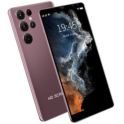 Smartphone Android5.1 5.72 pulgadas de pantalla grande RAM512MB+ROM4GB con desbloqueo facial y trasero (rojo, talla única)