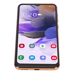 Jopwkuin Teléfono Celular Desbloqueado, Desbloqueo Facial 4GB RAM 64GB ROM 6.52in 4000mAh Batería Teléfono Inteligente Quad Core para Adultos(Oro) precio
