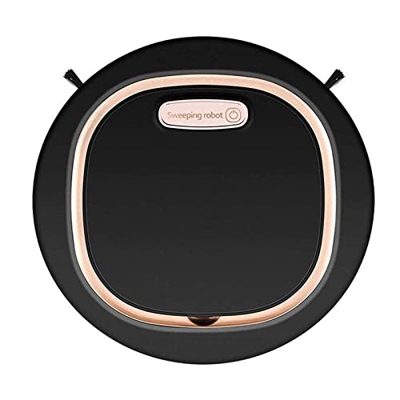 coserori Robot Aspirador InaláMbrico Robot de Limpieza del Hogar de Barrido 3 en 1 Colector de Polvo para Barredora de Alfombras de Piso, Negro