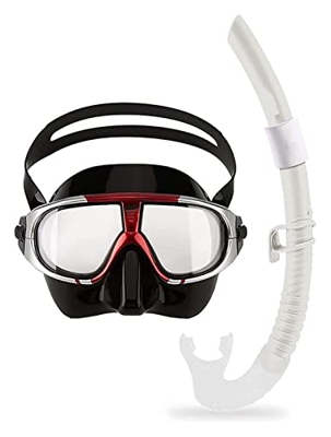 QHYTL Máscaras de Buceo Snorkel Unisex Equipo de Buceo de Alta definición Natación Impermeable y antivaho Hecho de Silicona