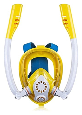 QHYTL Máscara de Buceo Máscaras de Buceo Máscara de esnórquel Máscara de Buceo Bajo el Agua Anti Niebla Máscara de esnórquel de Cara Completa para Muj