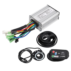 BuyWeek Kit de Controlador de Bicicleta eléctrica 17A, 36V/48V 350W Controlador de Motor de Bicicleta eléctrica KT-LED880 Kit de Acelerador de Sensor  precio