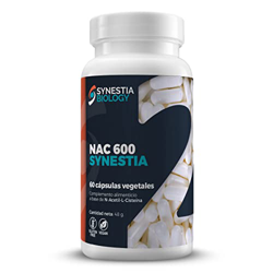 NAC 600 SYNESTIA | NAC 6000 | suministro 2 meses | Antioxidante | Aminoácido | Rendimiento físico| N – ACETIL – L CISTEINA | 60 cápsulas vegetales | v en oferta