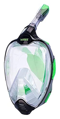 QHYTL Máscaras de Buceo Snorkel Unisex Equipo de Buceo de Alta definición Hecho de Material de Silicona Natación Impermeable y antivaho