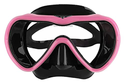 QHYTL Máscaras de Buceo Buceo Natación de bajo Volumen Equipo de Buceo con Lentes de Alta definición Natación integrada de Silicona características