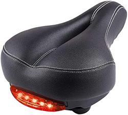 Cojín para Asiento de Bicicleta, Asiento de Bicicleta de Espuma viscoelástica Que Absorbe los Golpes, Asiento de cojín para sillín de Bicicleta, Trans precio