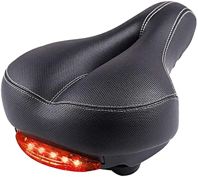 Cojín para Asiento de Bicicleta, Asiento de Bicicleta de Espuma viscoelástica Que Absorbe los Golpes, Asiento de cojín para sillín de Bicicleta, Trans