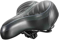 Cojín para Asiento de Bicicleta, Asiento Delantero para Bicicleta más cómodo, Base de Acero PU, Espuma Gruesa y Suave, Bicicleta Ancha y Grande en oferta
