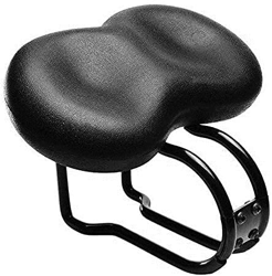 Asiento de Bicicleta Cojín Asiento de Bicicleta, Asiento Trasero de Bicicleta MTB PU Cojín Suave de Cuero Asiento Trasero Extra Ancho en oferta