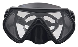 QHYTL Máscara de Buceo, Gafas de Buceo de Silicona de Vidrio Templado antivaho, Equipo de Buceo portátil Adecuado para Adultos y Adolescentes en oferta