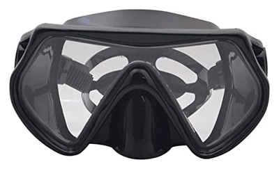 QHYTL Máscara de Buceo, Gafas de Buceo de Silicona de Vidrio Templado antivaho, Equipo de Buceo portátil Adecuado para Adultos y Adolescentes