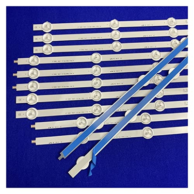YAKESTYLE Piezas reemplazables- 7 Kits .47ln 47la LED Backlight Strip Compatible con LG 47"LCD TV 47LA6200 47LN5400 691 6L-1527A 6916L-1528A 6916L-154