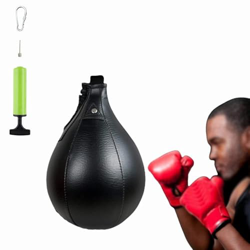 Bolsa de boxeo de cuero con diseño de boxeo giratorio colgante, entrenamiento para colgar, artes marciales y artes marciales, MMA Muay Thai Punching S en oferta