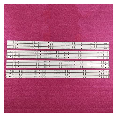 YAKESTYLE Piezas reemplazables- 12 Pcs/Establecer DIRIGIÓ Strip de luz de Fondo Compatible con 6 5UJ6300 65UJ630V 65UJ634V 65UJ5500 65UK6100 Innotek 1