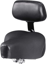 Asiento universal cómodo for bicicleta, cómodo asiento for bicicleta con respaldo, asiento delantero for bicicleta extra ancho y acolchado, asiento fo características