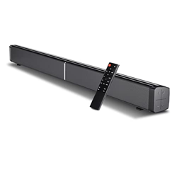 XWWDP Altavoz Bluetooth de 60 W Barra de Sonido inalámbrica y con Cable Potente Altavoz de Sonido estéreo 3D con Cuatro Altavoces para PC/TV precio