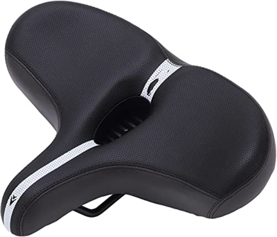 Asiento universal for bicicleta, asiento for bicicleta, cómodo asiento ancho for bicicleta for hombres y mujeres Cojín for bicicleta transpirable de c