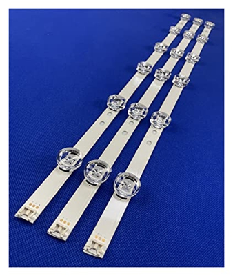 YAKESTYLE Piezas reemplazables- 10sets = 30pcs DIRIGIÓ luz de Fondo Compatible con LG 32"TV 32LB572V 691 6L-197 4A 32LB580V 32LB650V 32LB652V 32LB653V