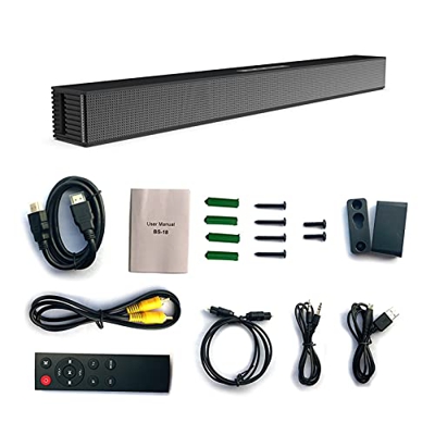 Barras de Sonido de Audio para el hogar Bluetooth inalámbrico Barra de Sonido Altavoz estéreo Inicio Surrove Teatro en casa TELEVISOR Reproductor de m