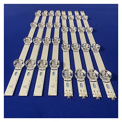 YAKESTYLE Piezas reemplazables- 7 Conjuntos = 56 PCS LED Backlight Strip Compatible con LG 39 Pulgadas TV 3 9LB DRT3.0 39 39LB5610 39LB561V 39LB5800 3