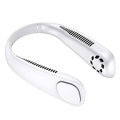 Ventilador de cuello colgante mini perezoso cuello colgante turbina turbina sin copa USB Mute recargable portátil pequeña cocina red celebridad refrig