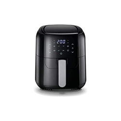 Freidora de aire, freidora de aire pequeño, menos airfryer de aceite, cocina de pizza de horno de aire de 1400 W, cesta antiadherente de alevines, sob características