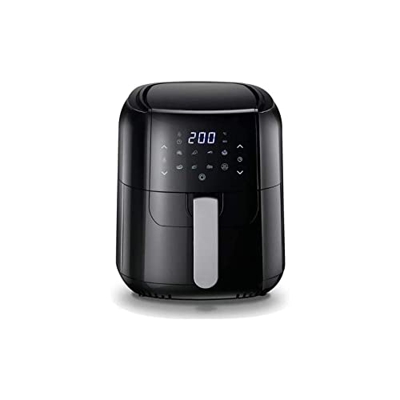 Freidora de aire, freidora de aire pequeño, menos airfryer de aceite, cocina de pizza de horno de aire de 1400 W, cesta antiadherente de alevines, sob