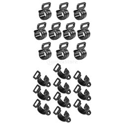 Oshhni 20 Piezas para Al Toldo Camper Luz Viento Cuerda Abrazadera Tienda Perchas precio