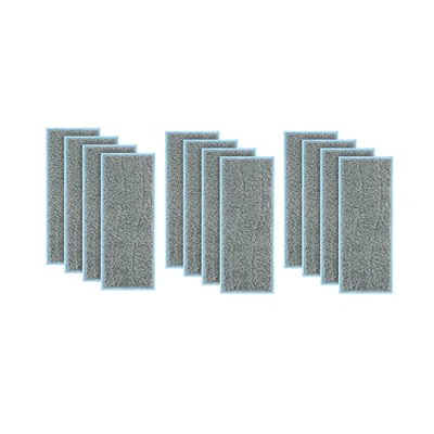 Lwenwen Store 12 Pcs Accesorios de Tela de Limpieza adecuados for Irobot Braava Jet M6 (6110) Wi-Fi Robot Conectado ascuación de trapeador de Limpieza